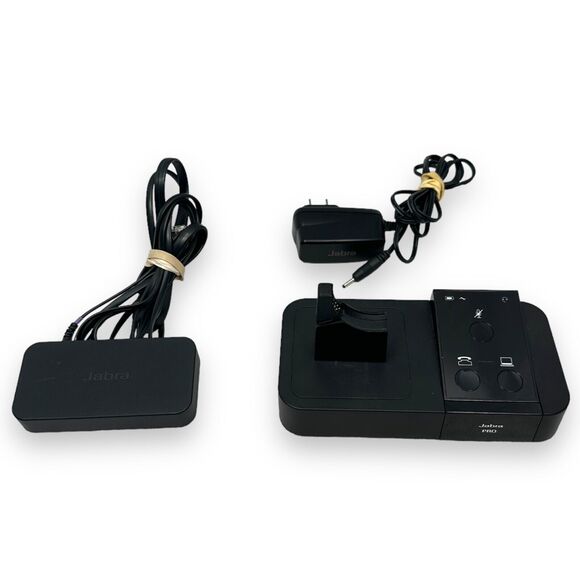 Jabra Pro Docking Station & Link 9400bs & 14201-20 with Cables & Power Adapter - Picture 1 of 7